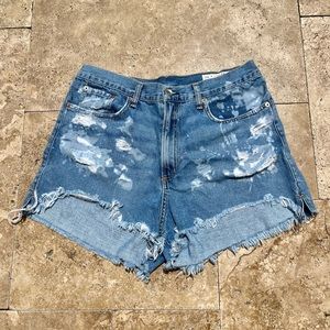 Rag and Bone denim jean shorts